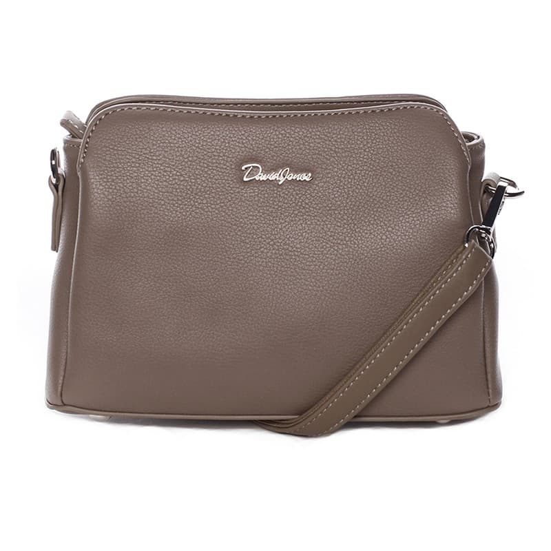 Crossbody kabelka David Jones Jeany, hnědá