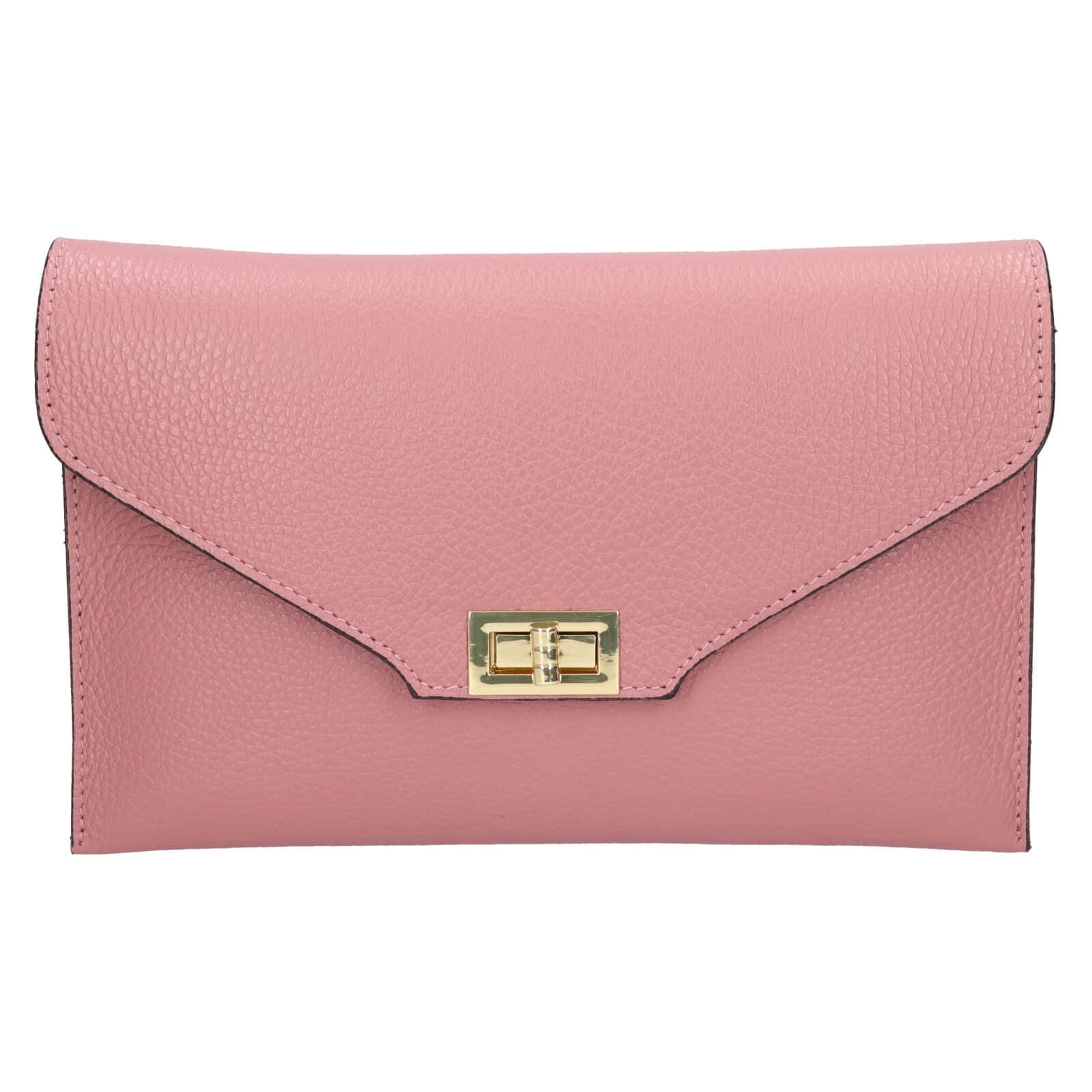 Kožená crossbody kabelka Italia Martes, růžová
