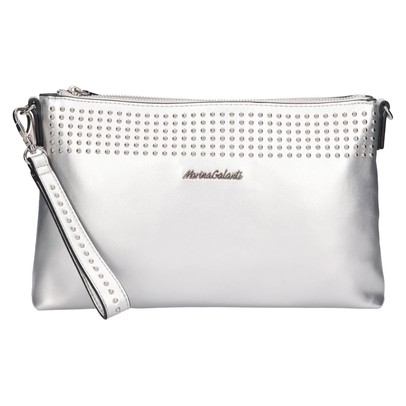 Crossbody kabelka Marina Galanti Minne, stříbrná