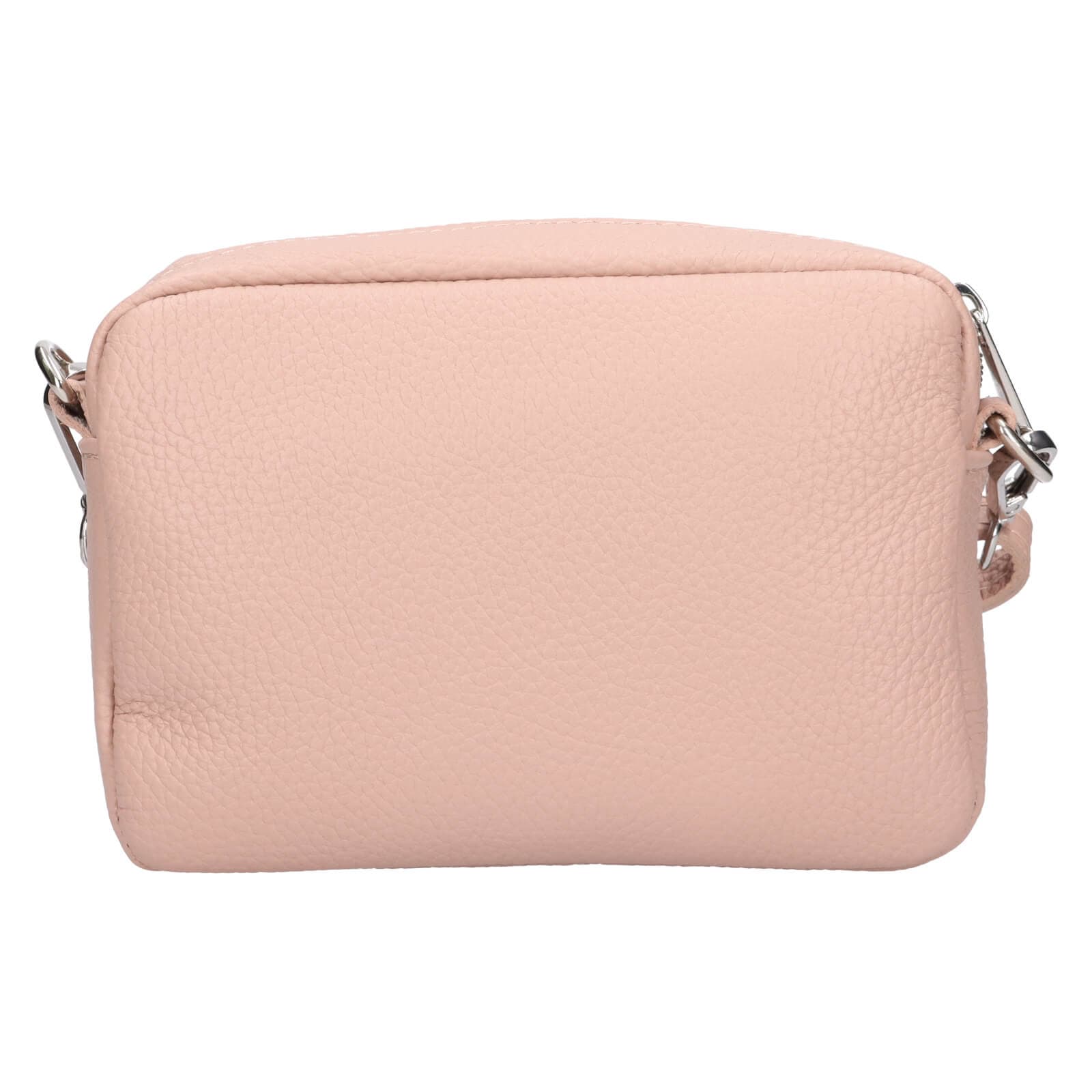 Kožená crossbody kabelka Italia Marika, růžová