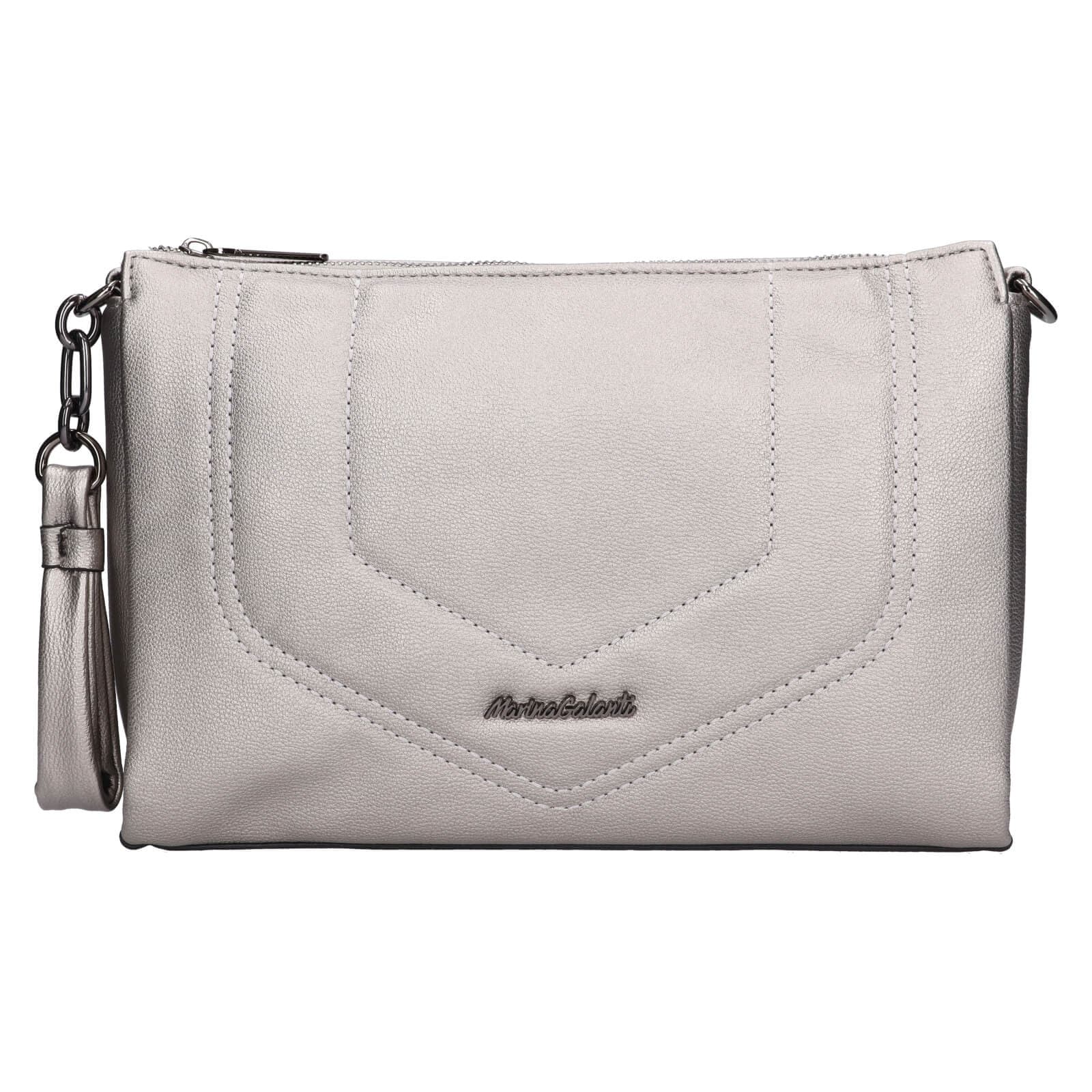 Crossbody kabelka Marina Galanti Fanny, stříbrná