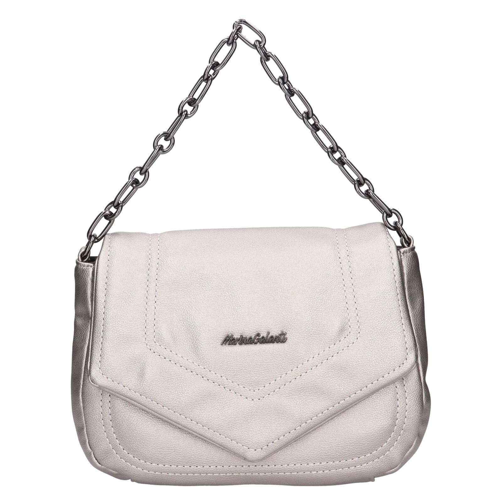 Crossbody kabelka Marina Galanti Isabella, stříbrná